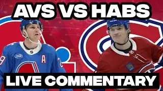 Montreal Canadiens Vs Colorado Avalanche LIVE COMMENTARY! | 2025-26 NHL Season