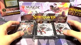 Why you should buy a Japanese Strixhaven Set Booster over English! Box opening. MTG Magic Gathering