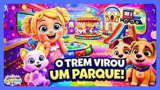 O Trem Virou um Parque! 🎢🚂 | Lili Alegria no Trem M&aacute;gico