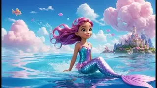 Mermaid Mia&rsquo;s Cotton Candy Castle | Enchanted Mermaid Rhyme for Kids | Sweet Undersea Song