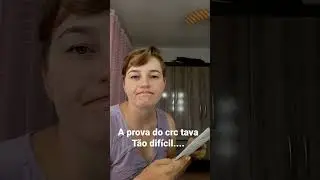O dia que passei na prova do CRC...