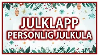 Julgranskula med namn! Julklappstips 2022