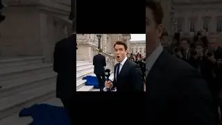 Breaking news reporter live at funny falling down the stairs #shorts #viral #interview #reporter