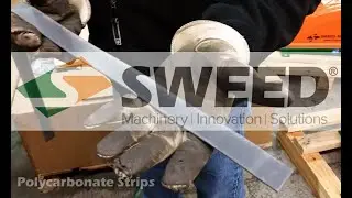Sweed Scrap Chopper Model 450 DDX Chopping Polycarbonate Strips