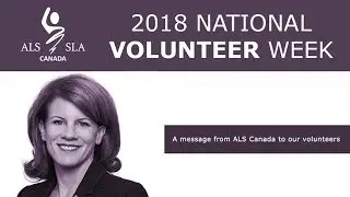 A message from ALS Canada to our volunteers