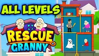 Rescue Granny: Home Pin Pull Puzzle Game All Levels Gameplay Walkthrough ( 1 - 20 )