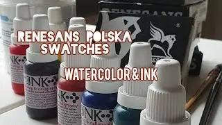 Renesans Polska Swatches: Watercolor & Ink