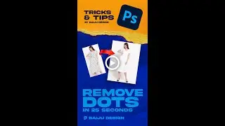 Remove dots in cloths | Adobe Photoshop Tips | #shorts