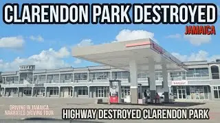 Highway Destroyed Clarendon Park Jamaica 