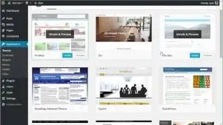 Installing WordPress Themes - How to Create a Website Using WordPress