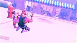 Use a Med-Mist while sliding Fortnite