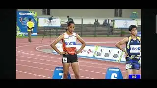 60m final girls u16 40th national junior athletics championships 2025 Bhubaneswar Odisha 