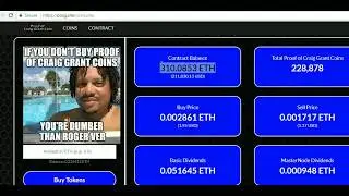 Proof Of Craig Grant Coin Update POCG