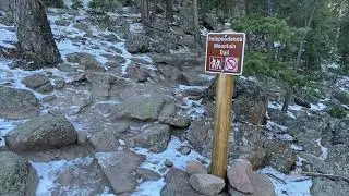 Independence Mountain Trail at Pence Park - Evergreen, Colorado (winter hike)