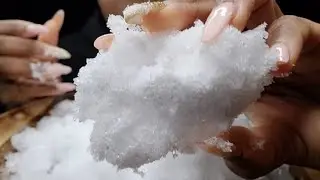 CRUSHED IGLOO ICE AND FRESH POWDERY ICE | CRUNCHY | #iceeating #asmr #asmrice