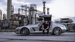 Présentation de la Mercedes SLS,  le papillon signé AMG