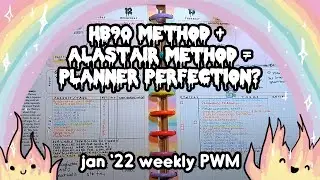 Jan Weekly PWM: How I use the HB90 Method and a Rolling Task List in a Happy Planner Fitness Layout