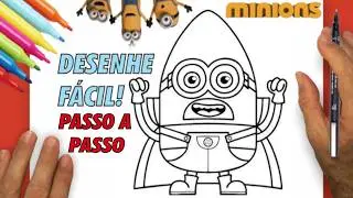 DESENHANDO os MEGA Minions Passo a passo 
