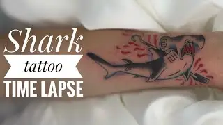 Shark tattoo - Time lapse