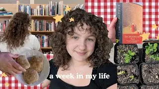 a week in my life ✨ thrifting, crafting, gardening, baking + more 📖🧵🍪