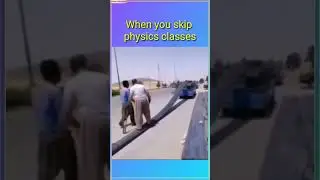 When you forget law of physics #physics #meme #waves #trend #viral