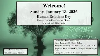 Marshfield: Wesley UMC -Human Relations Day (January 18, 2026)