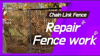 How to repair Chain Link fence - Remove Root