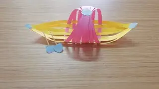 How to make handmade paper boat/Onam special craft