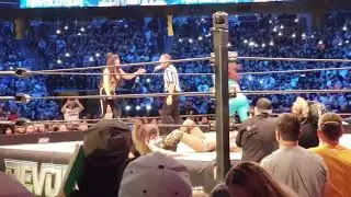 Crowd Reaction To Britt Baker Retaining Against Thunder Rosa