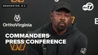 LIVE: Commanders' Defensive Coordinator Joe Whitt Jr. talks strategy before Sunday's Chargers' game