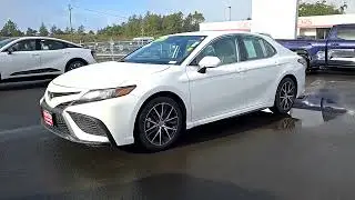 2024 Toyota Camry Used Ice Cap  NEWPORT OREGON PRE_OWNED TOYOTA NEW Camry DEALS CUSTOMER_SERVICE SE
