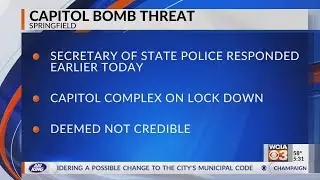 Lockdown lifted at Illinois capitol after bomb threat