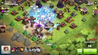 Clash Of Clans TH10 Troll base at Masters Funny