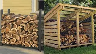 21 Outside Firewood Storing Ideas