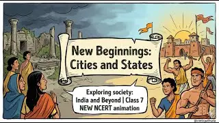 New Beginnings: Cities and States | Class 7 NCERT History Ch-4 | Whiteboard Animation | UPSC SSC