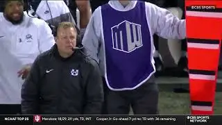 Bronco Mendenhall catches pass from Nevada quarterback