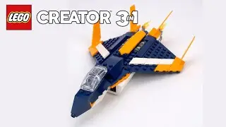 Supersonic Jet 31126 LEGO Creator 3in1 #shorts