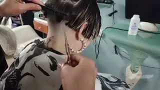 nape buzz cut women