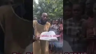 DO YOU AGREE WITH THIS MAN BIBLE IS SCAM? MAKE YOUR COMMENT HERE #globalchristiannews #GCNEWSHUB