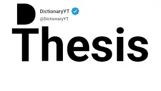 Thesis Meaning In French