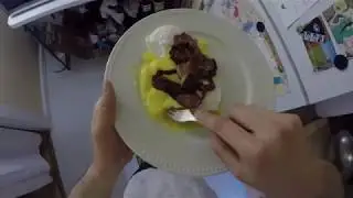 Making Bacon Eggs Benedict POV | First Person Cooking