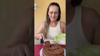 Fazendo bolo de chocolate simples 🍫 #receita #bolodechocolate
