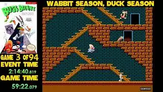 Wabbit Season Duck Season Marathon Game 3 Part 2 Bugs Bunny Crazy Castle NES