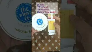 Let's test PH level of  The moms co Natural body Butter #shortvideo  #skincare  #shorts