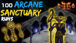 100 Arcane Sanctuary Runs: Is Ghost Farming Good? - Diablo 2 Resurrected