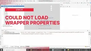 Could Not Load Wrapper Properties Error in Android Studio