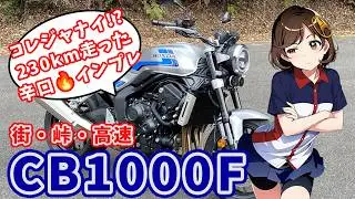 期待外れ!? ホンダ CB1000F  230km１日 インプレ・レビュー！HONDA GO レンタルバイク