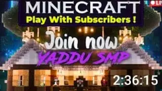 Playing Yaddu smp with subs *build battle coming soon*