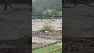 Montana Bridge Swept Away As Severe Flooding Hits Yellowstone National Park