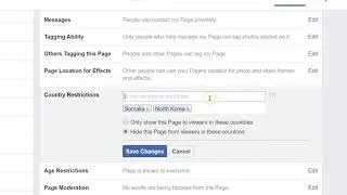 How to Block Countries on your Facebook Page on PC